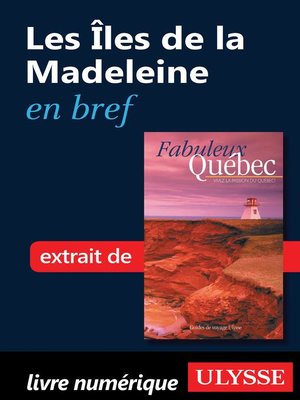 cover image of Les Îles de la Madeleine en bref